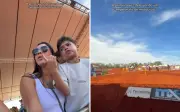 Gabriela Versiani leva filho de Marília Mendonça a motocross e emociona web
