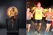 Guarda-vidas tenta recorde mundial de 195 km em esteira manual