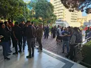 Guardas de Campinas protestam por melhorias e porte de arma para aposentados