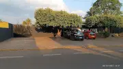 Homem agride companheira com bebê no colo em praça de pedágio em MS