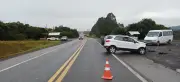 Homem que atacou ex com faca em Lages é preso após bater carro