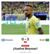 Imprensa internacional repercute estreia de Neymar na Copa de 2026
