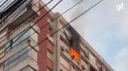 Incêndio atinge apartamento no Bom Fim, em Porto Alegre