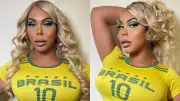 Influenciadora trans Suellen Carey revela 'futebolfobia' e trata em terapia