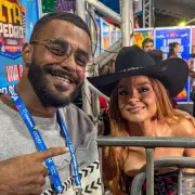 Maiara é barrada por segurança durante show em Itabuna, na Bahia