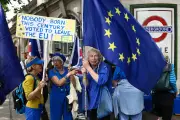 Marcha em Londres marca 10 anos do Brexit e pede reintegração à UE