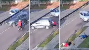 Mulher e criança são atropeladas em Curitiba; estado é estável