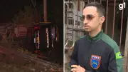 Ônibus tomba na BR-290 no RS: mulher morre e 11 ficam feridos