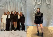 Nikki Meneghel mostra família no desfile de Sasha; veja fotos