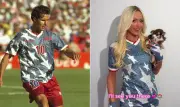 Paris Hilton relança camisa dos EUA da Copa de 1994 com brilhos