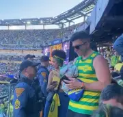 Polícia quase impede festa da torcida brasileira na estreia da Copa de 2026