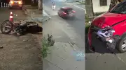 Policial penal em estado grave após moto atingida por motorista em Teresina