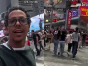 Rondoniense registra pânico em Times Square após tiros em NY