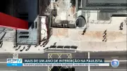 Rua fechada para obras do Masp completa 1 ano e meio sem reabertura