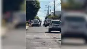 Suspeito baleado e três presos após roubo e perseguição em Uberlândia