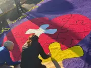 Tapetes de Corpus Christi em Matão: 600 voluntários decoram 1,2 km de ruas