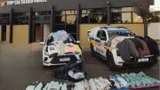 Trio peruano preso por furtar mais de 200 peças de roupa em shopping de Uberlândia
