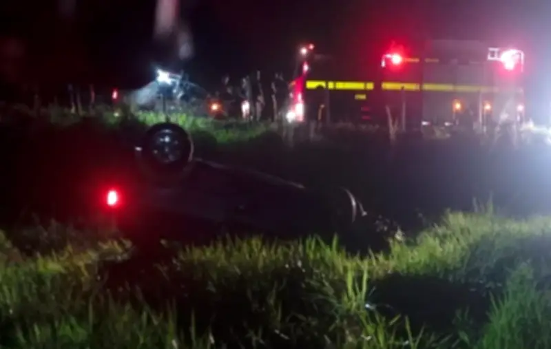 Acidente na AMG-2902: motorista morre e passageiro fica ferido em Miradouro