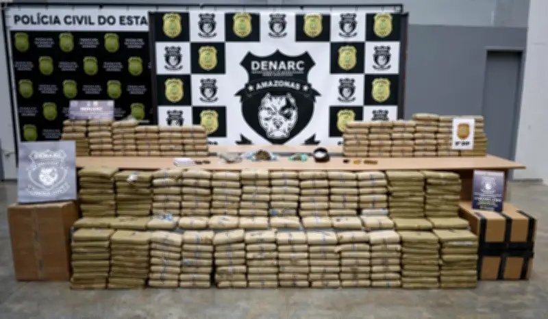 Amazonas: 6 toneladas de drogas apreendidas no 1º semestre de 2026