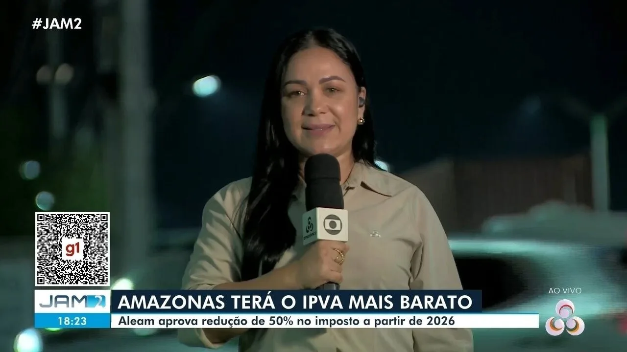 Amazonas reduz IPVA em 50% a partir de 2026