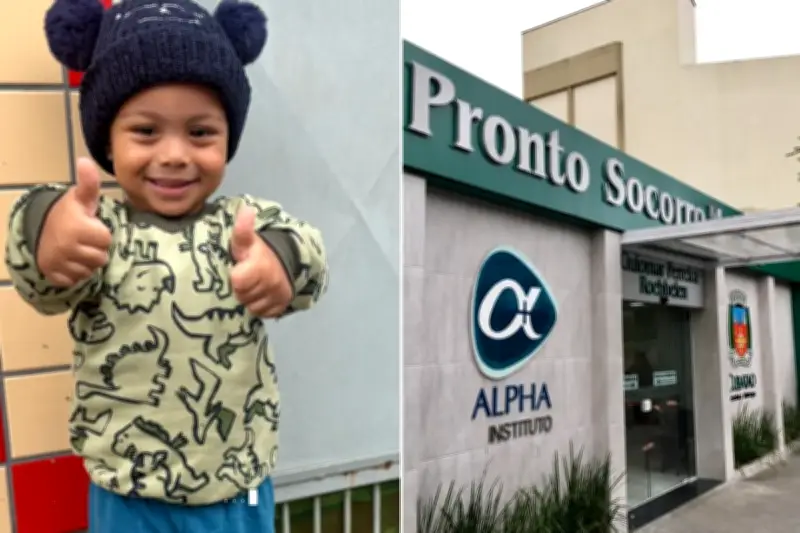 Bebê de 2 anos morre após ser liberado 3 vezes sem exames em Cubatão