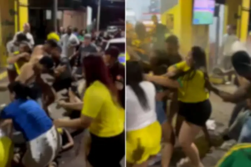 Briga após jogo do Brasil deixa mulher desacordada em Rosana (SP)