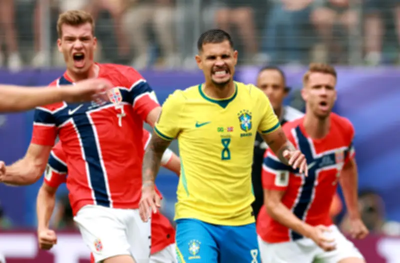 Bruno Guimarães pede desculpas por pênalti perdido contra Noruega na Copa