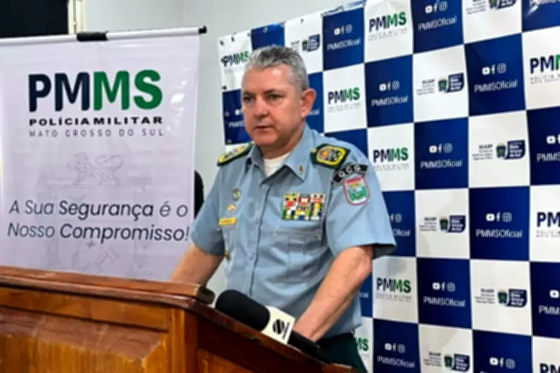 Buscas por suspeito de emboscada a comboio da PM em Corumbá continuam