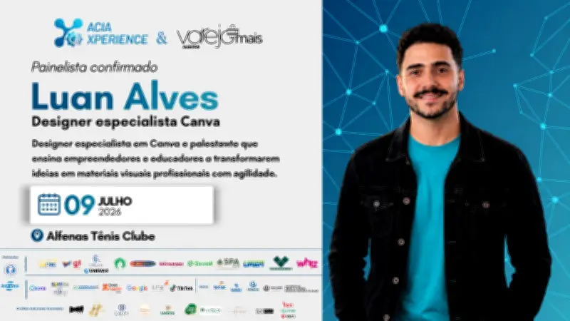 Canva participa do ACIA Experience & Varejo+ com oficinas e painel