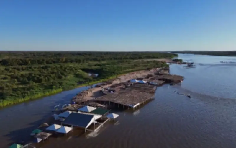 Chuvas tardias elevam nível do Rio Araguaia e atrasam formação de praias em Goiás