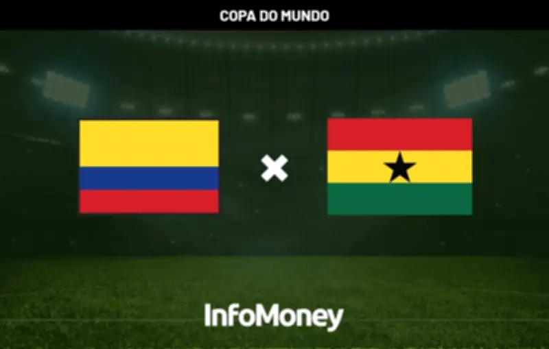Colômbia e Gana se enfrentam pelos 16 avos da Copa 2026