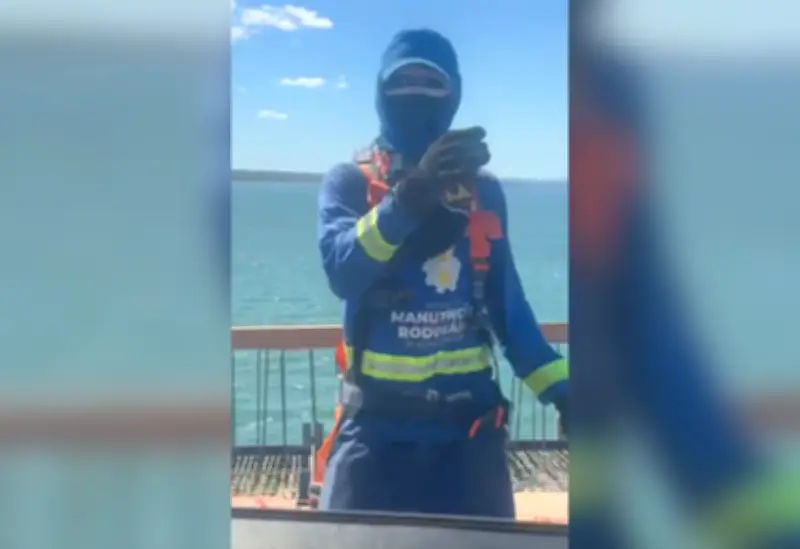 Dança 'Passinho do Jamal' em obra de ponte viraliza no Tocantins