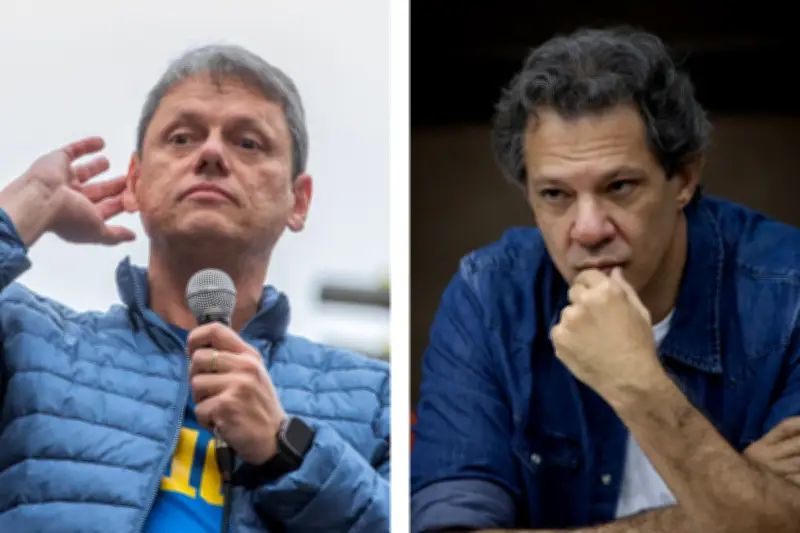 Datafolha: Tarcísio lidera em SP com 46%, Haddad tem 30%