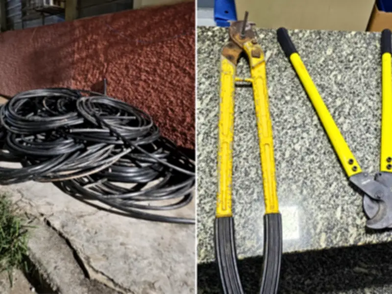 Dupla presa por furto de 1 tonelada de fios em Limeira
