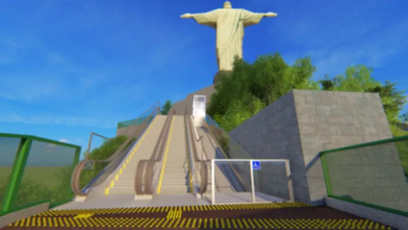 Escadas rolantes do Cristo Redentor serão desligadas para reforma até 2027