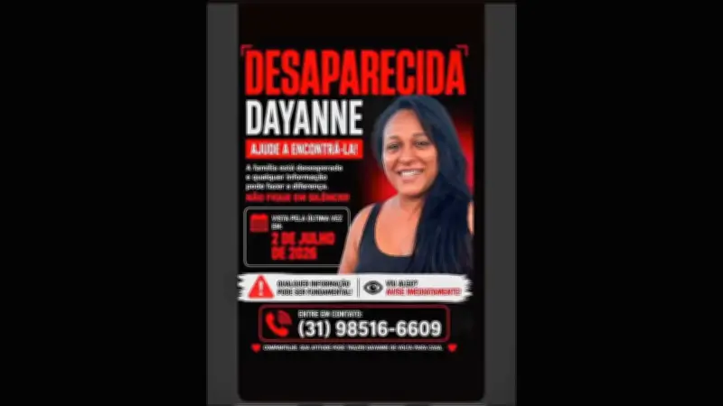 Ex-mulher de goleiro Bruno é internada em BH após três dias desaparecida