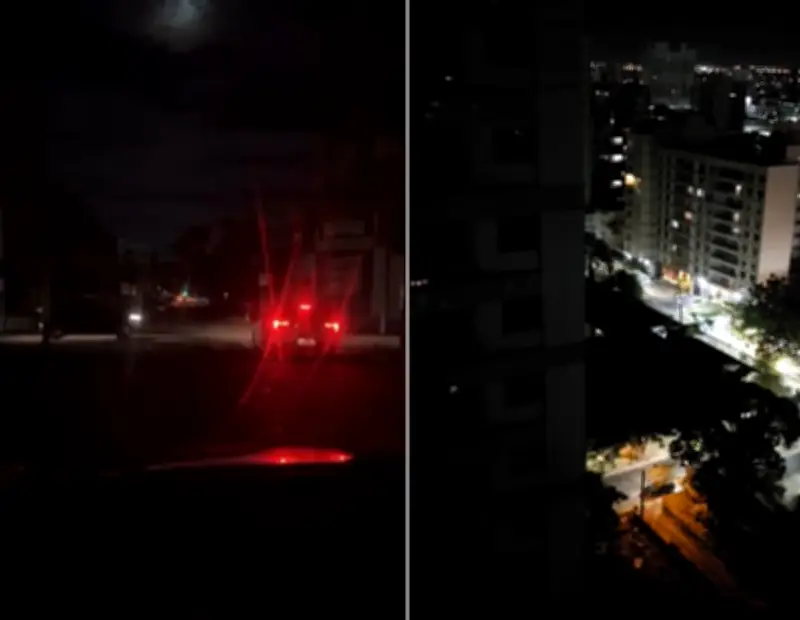 Falta de energia elétrica em Campos deixa moradores e comerciantes no escuro