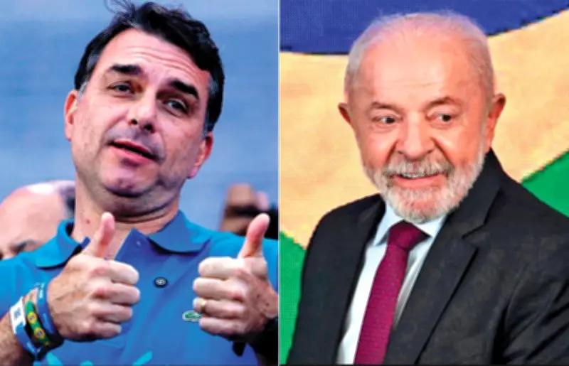 Flávio Bolsonaro acusa Lula de apoiar tarifaço de Trump por ganho político