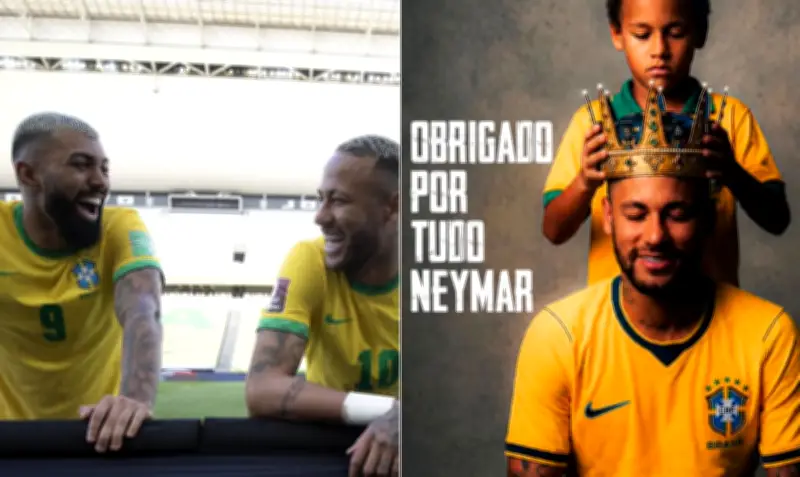 Gabigol agradece Neymar nas redes: 'Obrigado por tudo' em homenagem