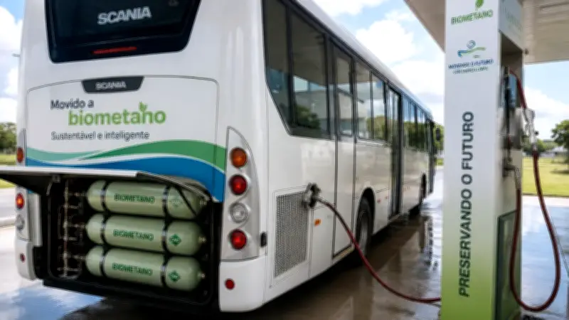 Goiânia aposta no biometano para renovar frota de ônibus