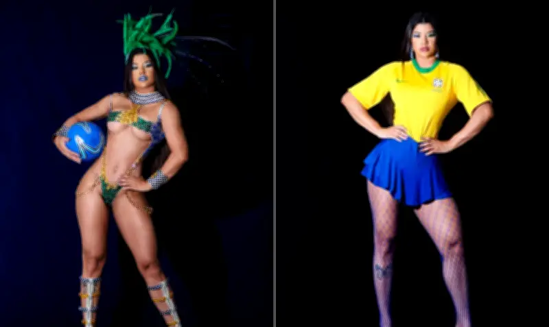 Grazi Xavier adia body com mil cristais para Copa e usa look comportado