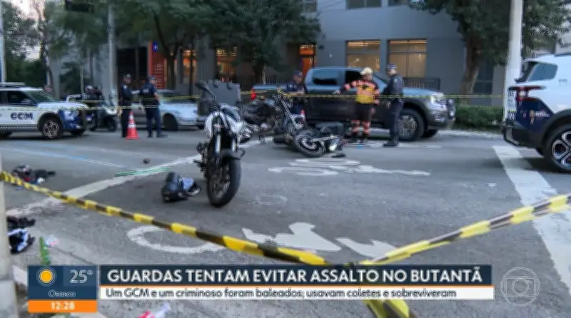 Guarda civil e suspeito baleados em troca de tiros no Butantã