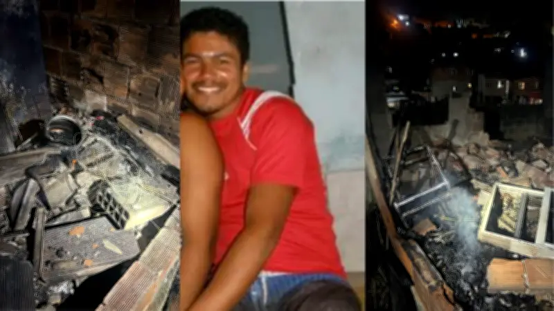 Homem morre carbonizado em incêndio em Cariacica; fogão a lenha é suspeito