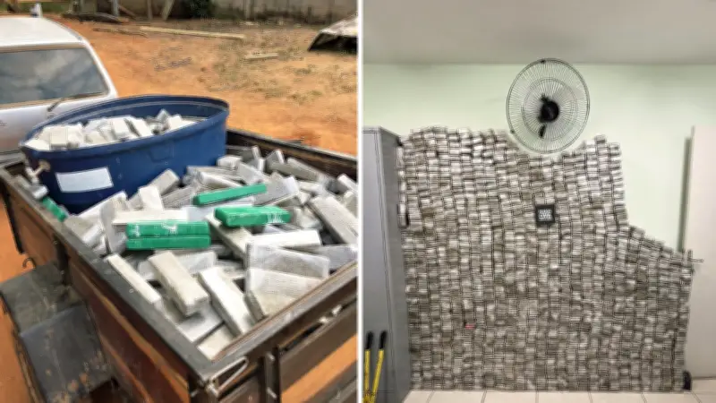 Homem preso com 1,5 tonelada de maconha em MG