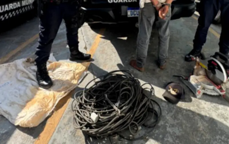 Homem é preso em Cabreúva por furto de fios e ferramentas