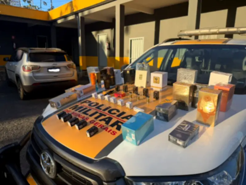 Homem preso por contrabando na MG-050 em Formiga com perfumes e remédios