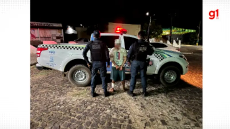 Homem é preso suspeito de esfaquear tios com facão no Piauí