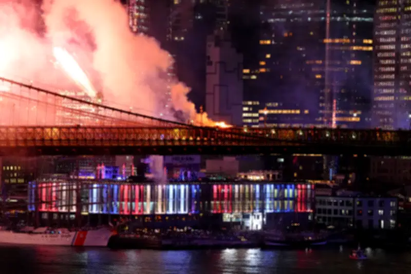 Incêndio atinge Ponte do Brooklyn durante queima de fogos dos 250 anos dos EUA