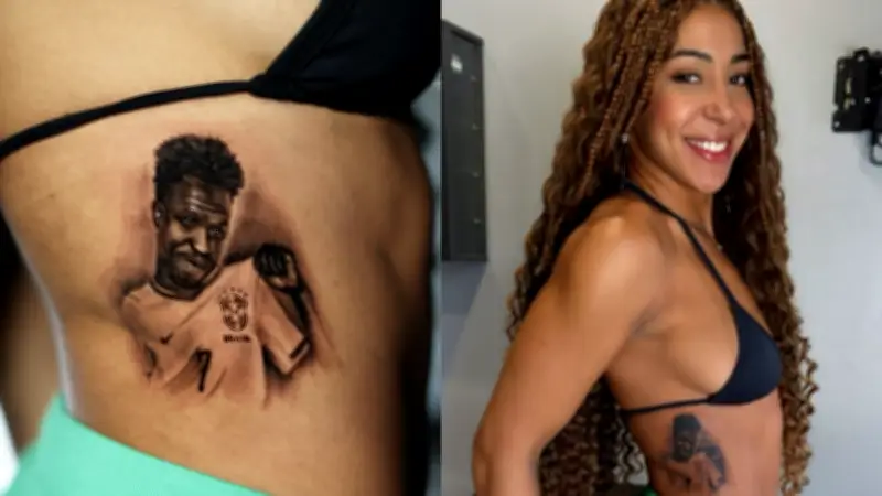 Influenciadora que tatuou Vini Jr. sofre ataques após rumores