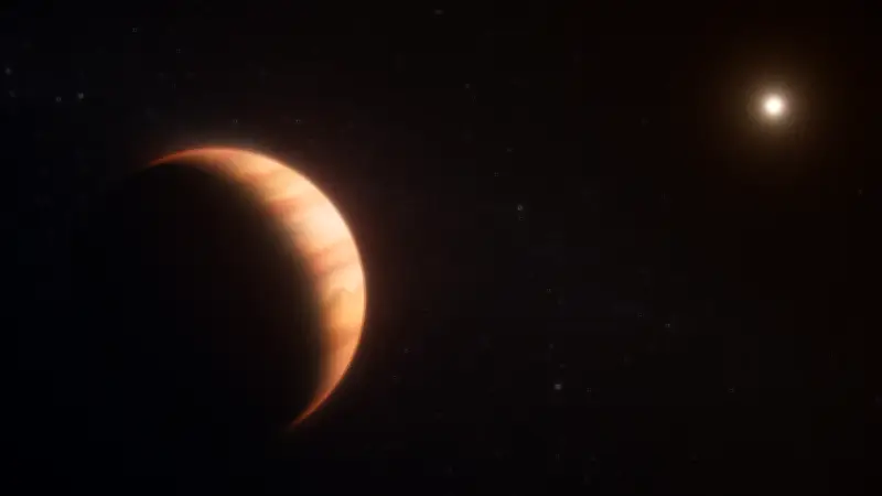 James Webb descobre planeta gigante com metano e névoa orbitando anã branca